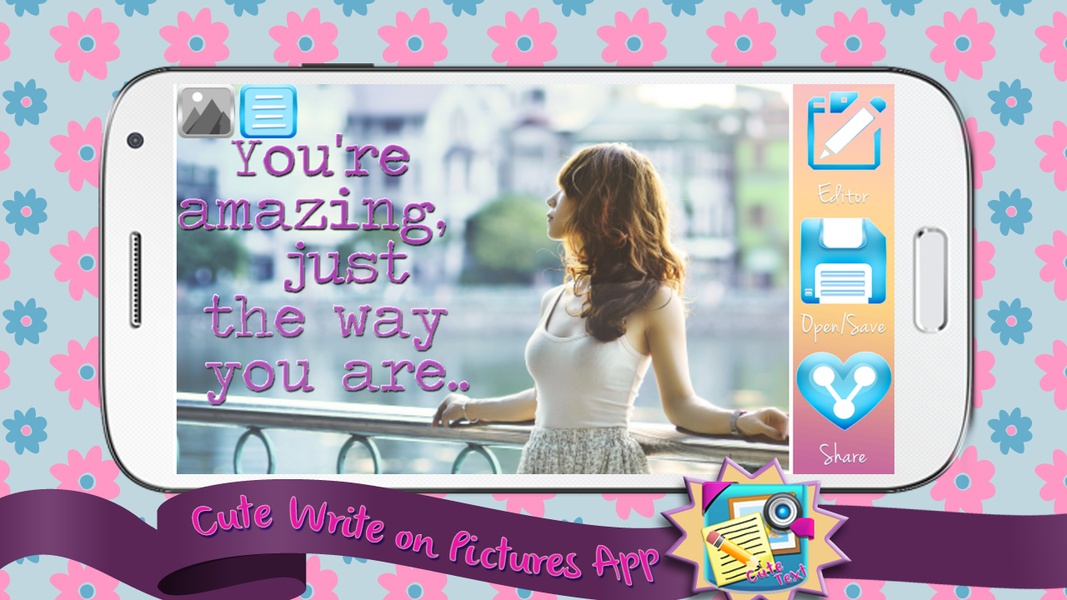 Cute Write on Pictures App - Preview 1