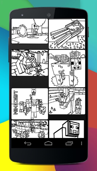 Minecraft coloring for kids - Preview 4