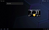 Smoked Glass Digital Weather Clock Widget screenshot 2