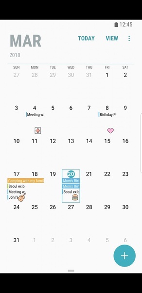 Samsung Calendar for Android - Download the APK from Uptodown