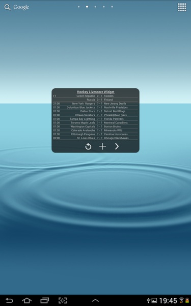 Hockey Livescore Widget - Preview 12