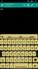 Theme Metallic Gold for Emoji Keyboard screenshot 5