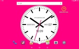 White Analog Clock-7 screenshot 2