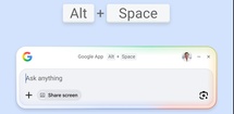 Google app for desktop feature