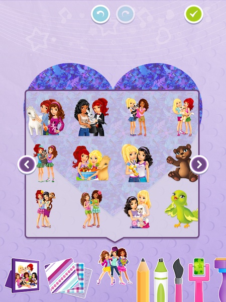 Lego friends shop games art maker