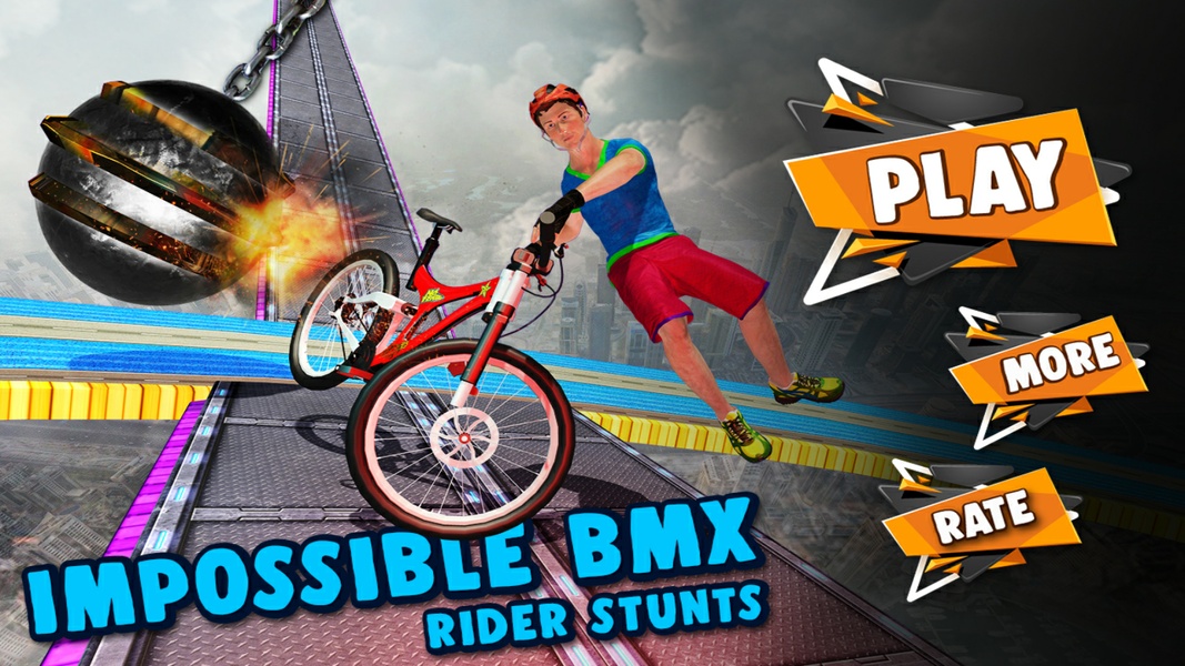 Impossible BMX Crazy Rider Stunt Racing Tracks 3D - Preview 3