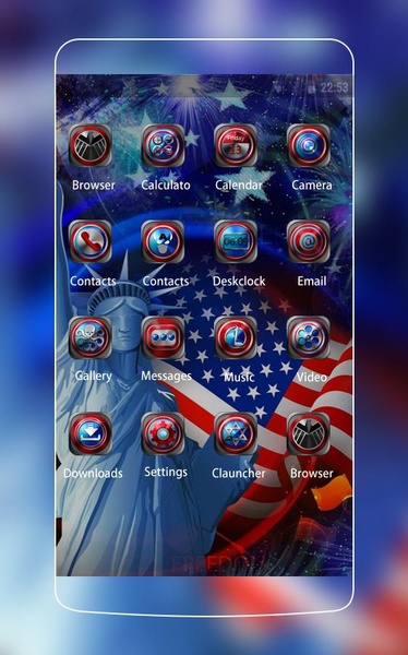 Independence Day Theme: American Flag USA Liberty - Preview 3