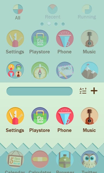 Camping GOLauncher EX Theme - Preview 2