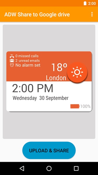 ADW Share to Google drive - Preview 3