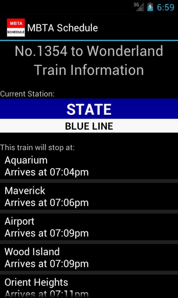 MBTA Schedule - Preview 2