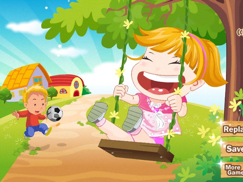 Playing On A Swing DressUp - Preview 2