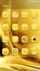 golden flavor GOLauncher EX Theme screenshot 4