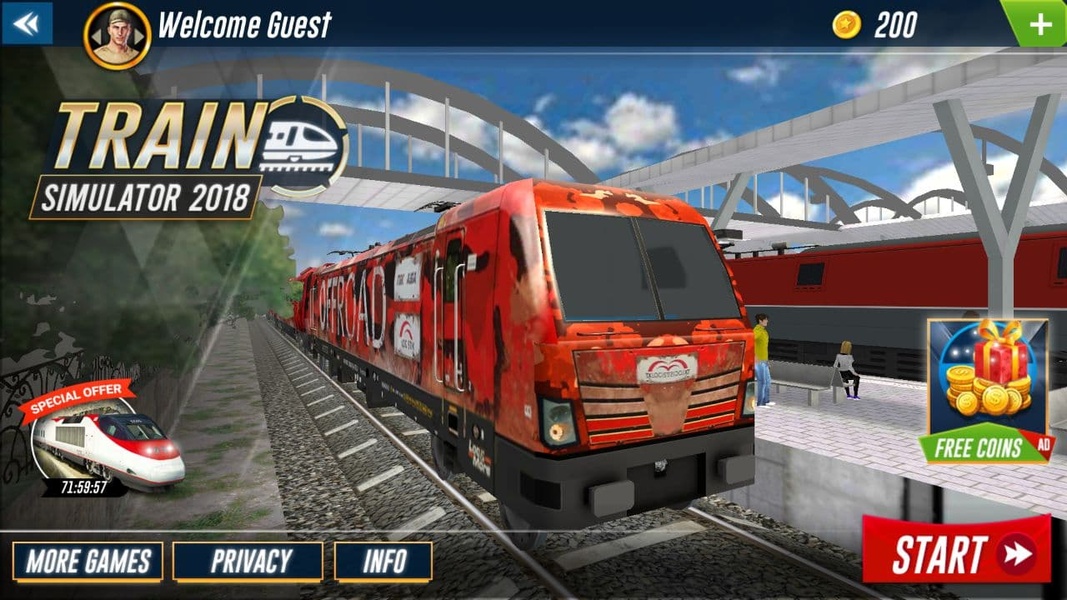 Train Simulator Free 2018 - Preview 2