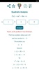 Quadratic Analysis screenshot 4