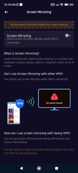 Swing VPN - Preview 8