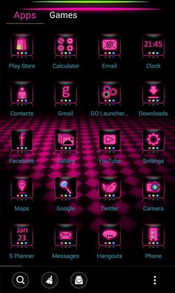 Neon Led Go Launcher - Preview 4