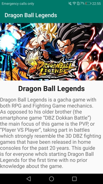 Dragon Ball Legends para Android - Baixe o APK na Uptodown