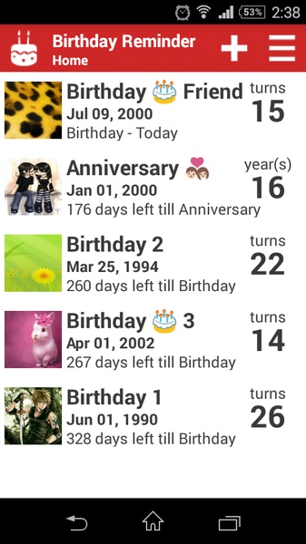 Birthday Reminder Alarm - Preview 7