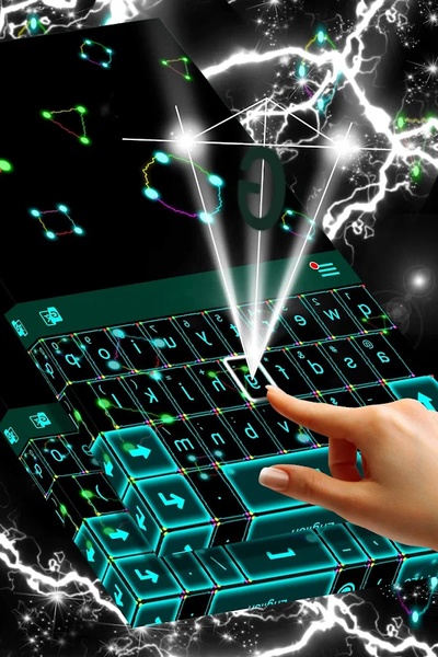 Neon Lightning Keyboard - Preview 4