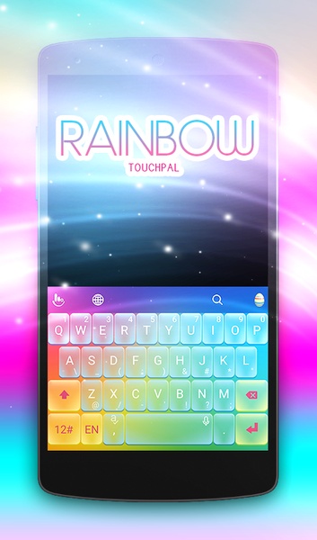 Easter Egg - Rainbow TouchPal Theme - Preview 3