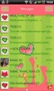 GOSMS Watermelon Heart Theme screenshot 5