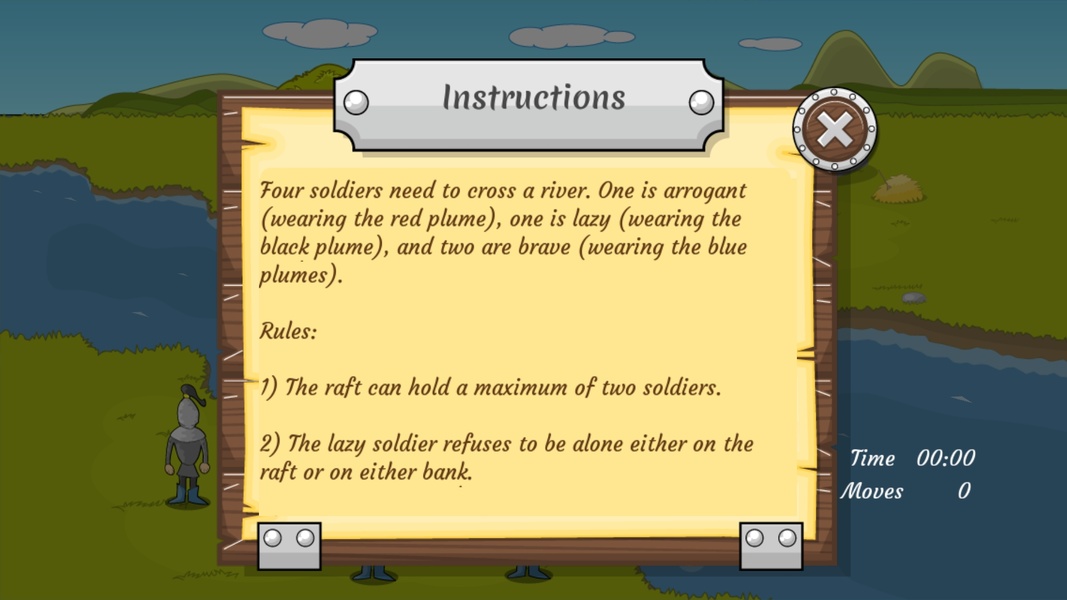 River Crossing IQ Logic Puzzles - Preview 4