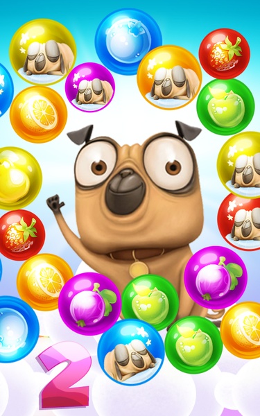 Pug Pop Bubble Shooter 2: Adventure Rescue Bulldog - Preview 1