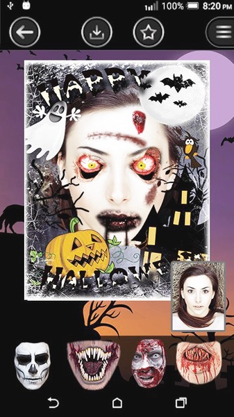 Halloween Photo Editor - Preview 1