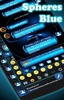 SMS Messages SpheresBlue Theme screenshot 3