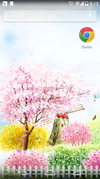 Bird tweet and fragrant flowers Lwp Free - Preview 3
