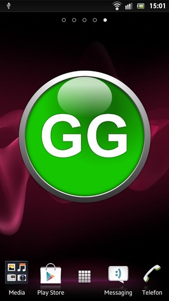 GG Button Widget 1x1 - Preview 1