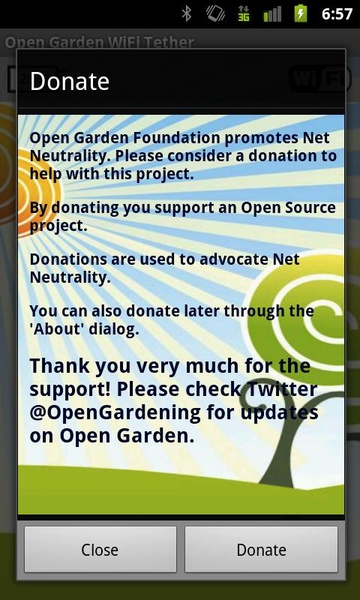 Open Garden WiFi Tether - Preview 3