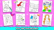 Princess Coloring Book Games screenshot 2