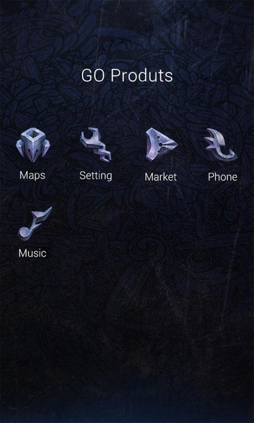 Daimon GO Launcher Theme - Preview 1