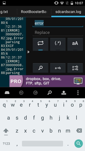 DroidEdit Free - Preview 5