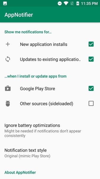 AppNotifier - Preview 3