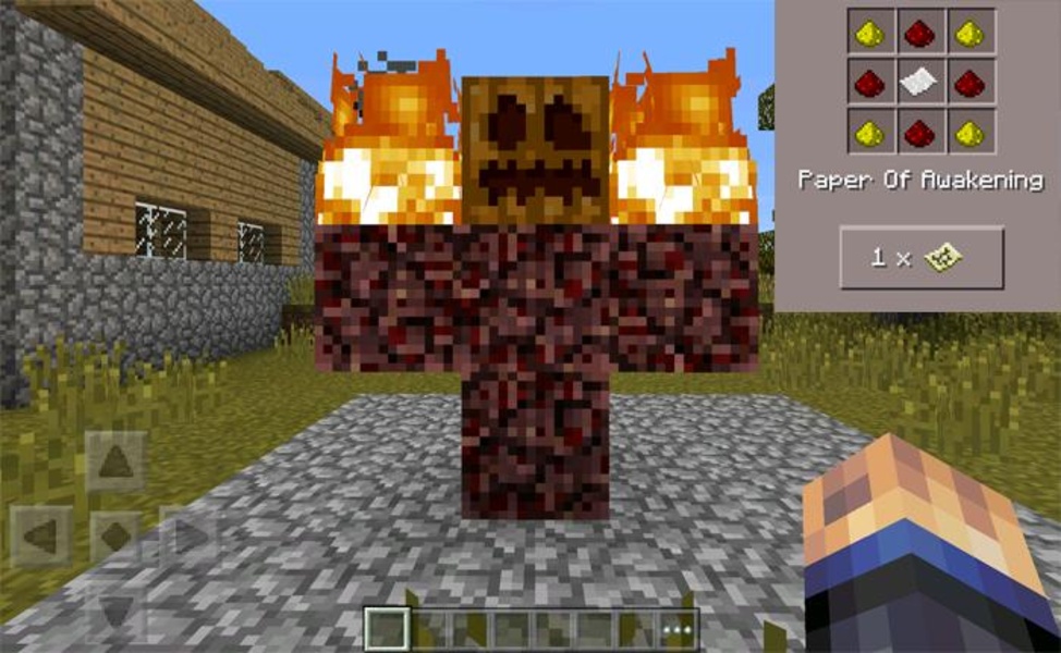 como hacer golems de minecraft