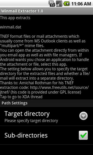 Winmail Extractor - Preview 1