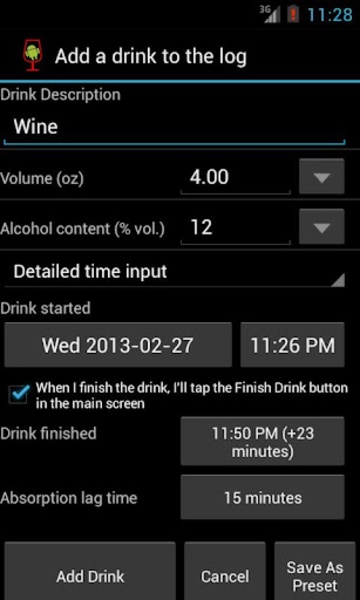 AlcoDroid - Preview 1