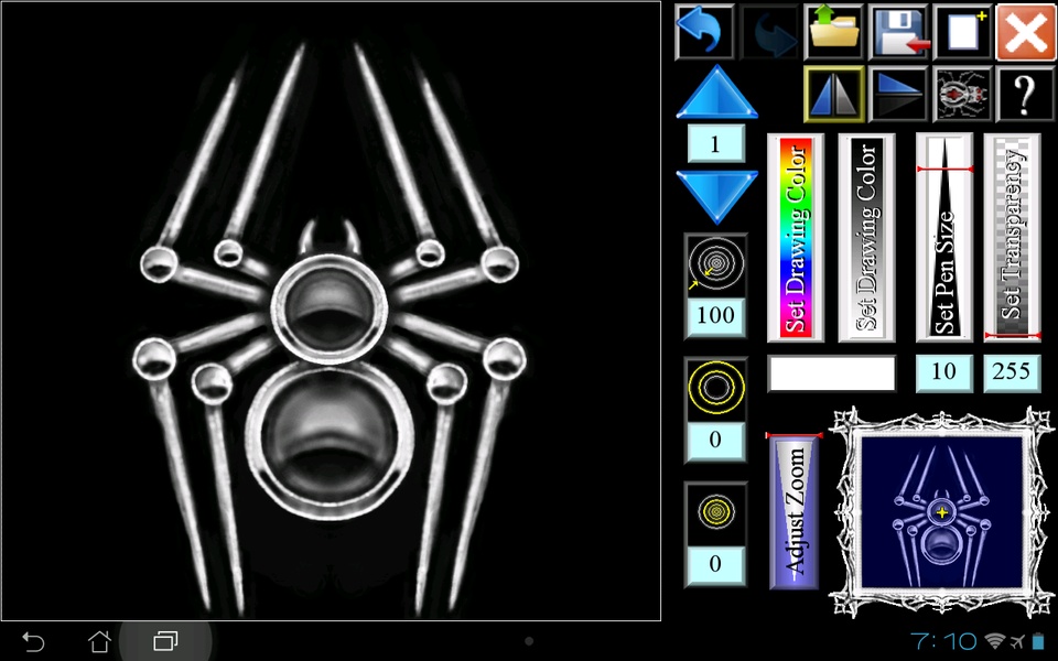 Spider Draw - Preview 1