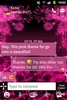 GO SMS Theme Pink Flower screenshot 4