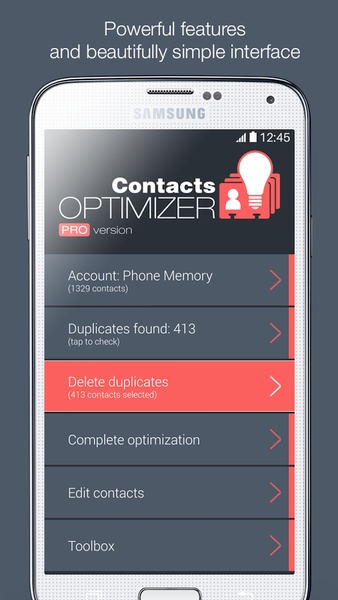 Contacts Optimizer - Preview 4
