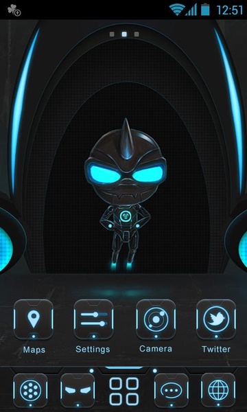 Robot GOLauncher EX Theme - Preview 3