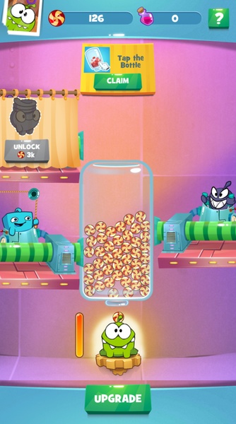 Download Free Android Game Om Nom Idle Candy Factory