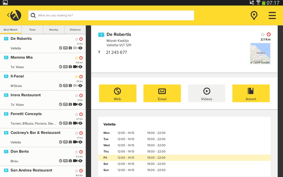 Yellow Pages Malta - Preview 4