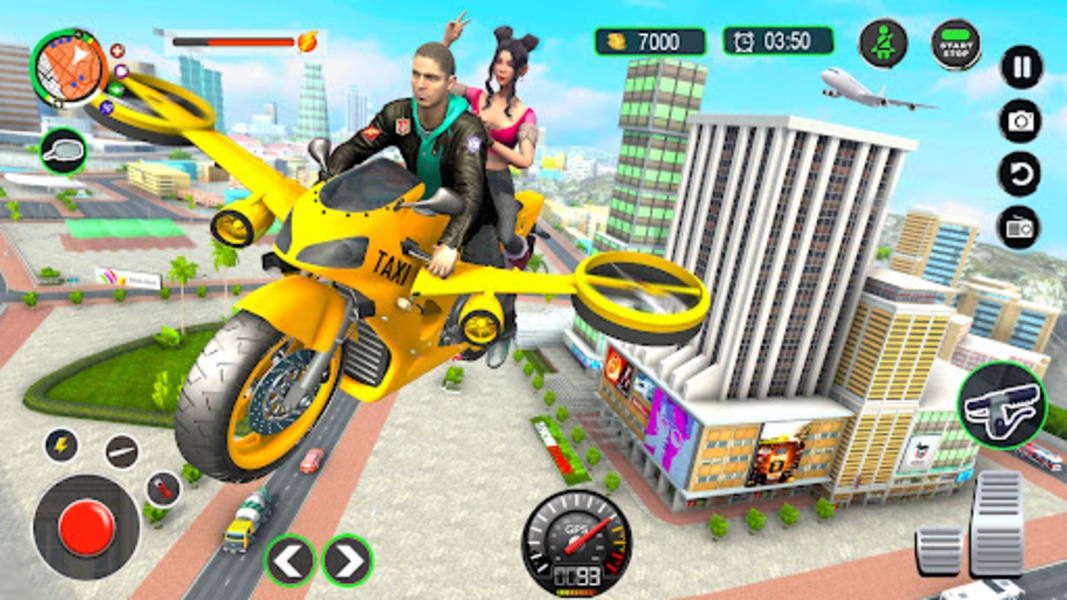 Flying Bike Taxi Rider - Preview 1