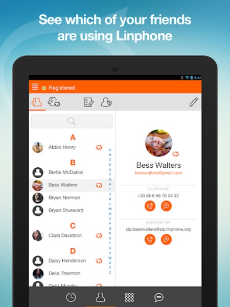 Linphone - Preview 1