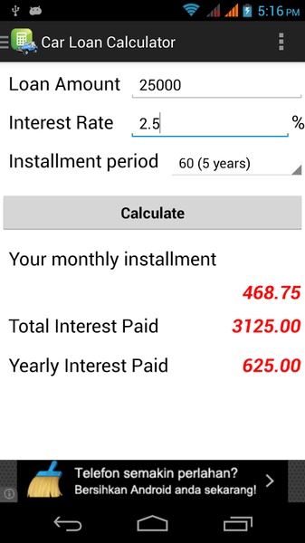 Car Loan Calculator (Free) - Preview 7