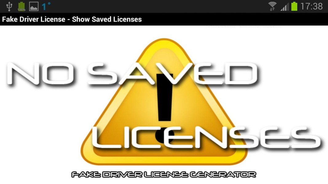 Fake Driver License Generator - Preview 1