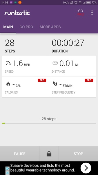 Runtastic Pedometer - Preview 2